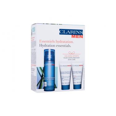 Clarins Men Hydration Essentials 50Ml Men Super Moisture Balm 50 Ml + Men Shampoo & Shower 30 Ml + Men Active Face Wash 30 Ml + Double Serum Eye 0,9 Ml Muški  Shampoo(Day Cream)  