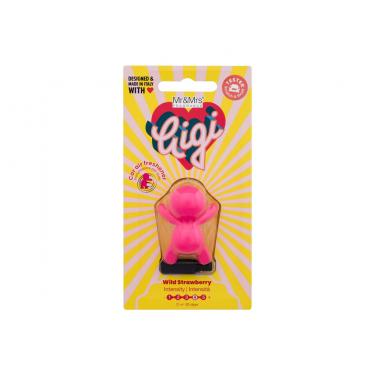 Mr&Mrs Fragrance Gigi  1Pc  Unisex  (Car Air Freshener) Wild Strawberry 