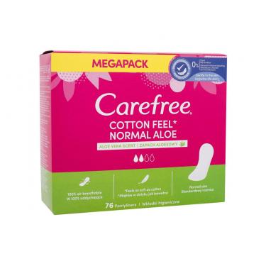 Carefree Cotton Feel      76Pc Ženski (Pantyliner) Normal Aloe Vera