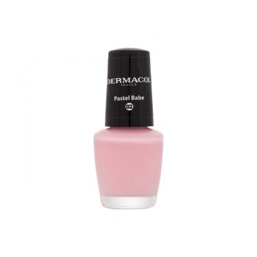 Dermacol Mini Pastel   5Ml 02 Pastel Babe   Ženski (Lak Za Nokte)