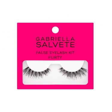 Gabriella Salvete False Eyelashes Flirty False Lashes 1 Pair + Lash Glue 1 G 1Pc    Ženski (Umjetne Trepavice)