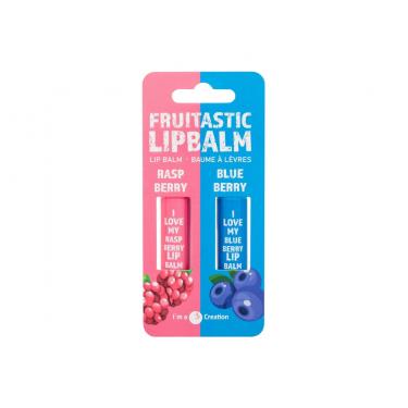 2K Fruitastic  Lip Balm 4,2 G + Lip Balm 4,2 G Blueberry 4,2G Raspberry   Ženski (Balzam Za Usne)