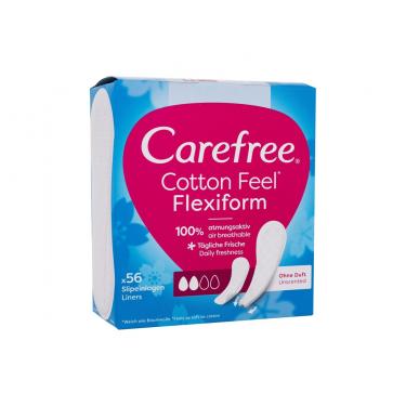 Carefree Cotton Feel      56Pc Ženski (Pantyliner) Flexiform