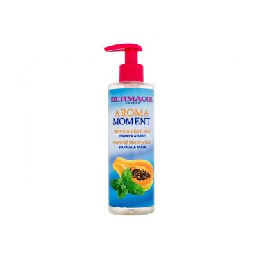 Dermacol Aroma Moment Papaya & Mint Tropical Liquid Soap 250Ml  Unisex  (Liquid Soap)  