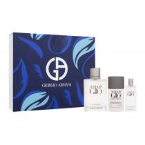 Giorgio Armani Acqua Di Gio  Set1 Edt 100 Ml + Edt 15 Ml + Deostick 75 Ml Deodorant Dn00000101 100Ml M (Eau De Toilette) Pour Homme