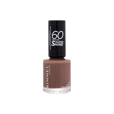 Rimmel London 60 Seconds Super Shine 8Ml  Ženski  (Nail Polish)  101 Taupe Throwback