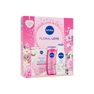 Nivea Floral Love   Shower Gel Floral Love 250 Ml + Body Lotion Floral Love 250 Ml + Facial Mask Skin Radiance Face Mask 1900000101 250Ml W (Shower Gel)