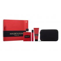 Mauboussin Pour Lui   Edp 100 Ml + Shower Gel 75 Ml + Edp 20 Ml Shower Gel Wm00000101 100Ml M (Eau De Parfum) In Red