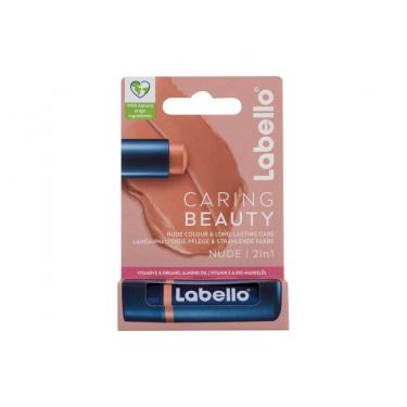 Labello Caring Beauty  4,8G  Ženski  (Lip Balm)  Nude