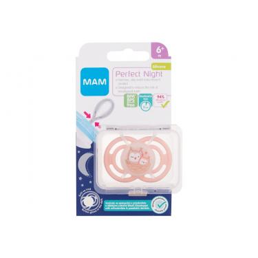 Mam Perfect Night Silicone Pacifier 1Pc  K  (Soother) 6m+ Owls 
