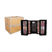 2K Super Model Beauty Train Case  Gold    122,6g(Makeup Palette) Ženski