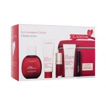 Clarins Aroma   Eau De Soin 50 Ml + Beauty Flash Balm 50 Ml + Lip Comfort Oil 7 Ml 03 Cherry + Hand And Nail Treatment Cream 30 Ml + Wonder Perfect Mascara 4D 3 Ml 01 Perfect Black + Cosmetic Bag Lip Oil 1680000101 50Ml U (Eau De Soin) Eau Dynamisante