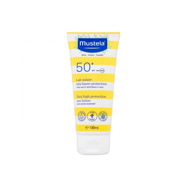 Mustela Bébé Family Very High Protection Sun Lotion  100Ml   Spf50+ Unisex (Losion Za Tijelo Od Sunca)