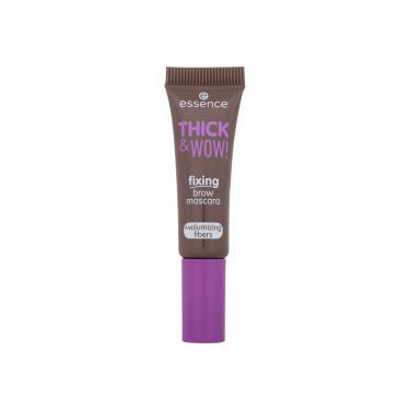 Essence Thick & Wow! Fixing Brow Mascara 6Ml  Ženski  (Eyebrow Mascara)  02 Ash Brown