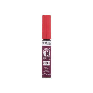 Rimmel London Lasting Mega Matte Liquid Lip Colour 7,4Ml  Ženski  (Lipstick)  Rock Me Purple