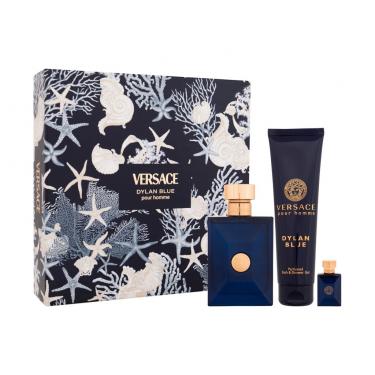 Versace Pour Homme Dylan Blue   EDT 100 ml + Shower Gel 150 ml + EDT 5 ml Shower Gel  100ml(Eau de Toilette) Muški