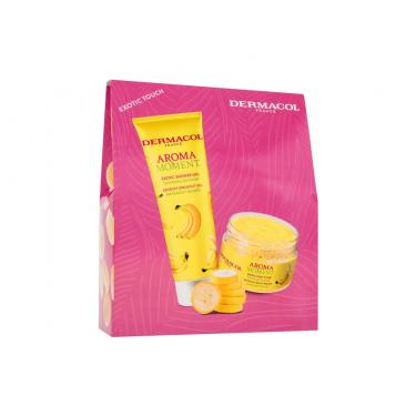 Dermacol Aroma Moment   Shower Gel Bahamas Banana 250 Ml + Body Scrub Bahamas Banana 200 G Body Peeling 1E00000101 250Ml U (Shower Gel) Bahamas Banana