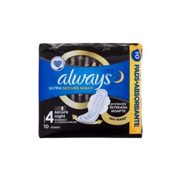 Always Ultra      10Pc Ženski (Sanitary Pad) Secure Night