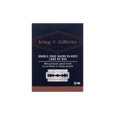 Gillette King C. Double Edge Safety Razor Blades 1Balení  Muški  (Replacement Blade)  