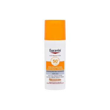 Eucerin Sun Protection Photoaging Control Tinted Gel-Cream  50Ml Medium  Spf50+ Ženski (Njega Lica Od Sunca)