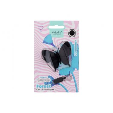 Mr&Mrs Fragrance Forest Butterfly 1Pc  Unisex  (Car Air Freshener) Black 