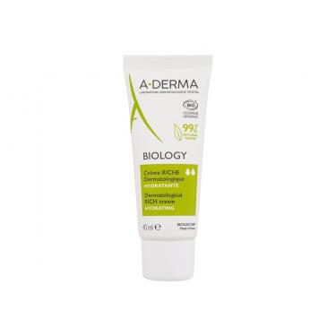 A-Derma Biology      40Ml Ženski (Day Cream) Dermatological Rich Cream