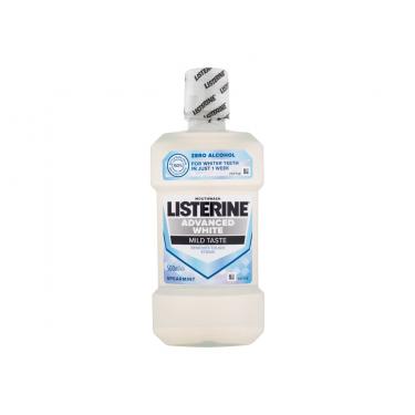 Listerine Advanced White Mild Taste Mouthwash  500Ml    Unisex (Vodica Za Ispiranje Usta)