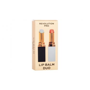 Revolution Pro Lip Balm Duo Clear Lip Balm 2,7 G + Tinted Lip Balm 2,7 G 2,7G    Ženski (Balzam Za Usne)