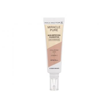 Max Factor Miracle Pure Skin-Improving Foundation 30Ml  Ženski  (Makeup) SPF30 82 Deep Bronze