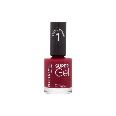 Rimmel London Super Gel Step1  12Ml 056 Sexy Santa   Ženski (Lak Za Nokte)