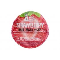 Bear Fruits Strawberry Hair Mask + Cap 20Ml  Ženski  (Hair Mask)  