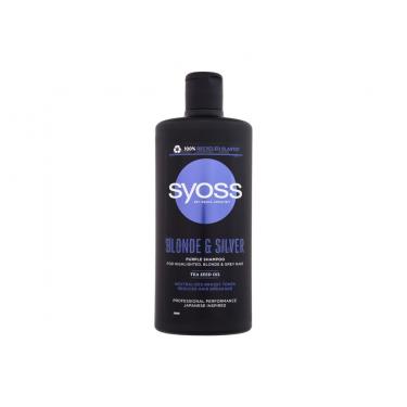 Syoss Blonde & Silver Purple Shampoo 440Ml  Ženski  (Shampoo)  
