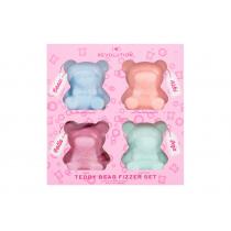 I Heart Revolution Teddy Bear Fizzer Set Bath Bomb Beau 50 G + Bath Bomb Kiki 50 G Necratine Blossom + Bath Bomb Bella 50 G Rose + Bath Bomb Jojo 50 G Citrus 4X50G Dreamy Ocean   Ženski (Fizzer Za Kupanje)