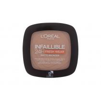 L'Oréal Paris Infaillible 24H Fresh Wear Matte Bronzer  9G 250 Light   Ženski (Bronzer)