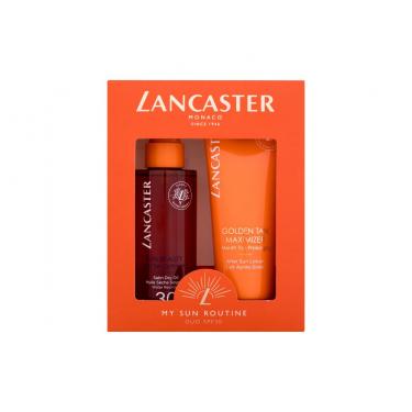 Lancaster Sun My Sun Routine 150Ml Sun Beauty Satin Dry Oil Spf30 150 Ml + Golden Tan Maximizer After Sun Lotion 125 Ml Unisex  After Sun Care(Sun Body Lotion)  