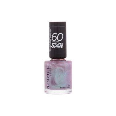 Rimmel London 60 Seconds Super Shine  8Ml 719 Mermaid Fin   Ženski (Lak Za Nokte)