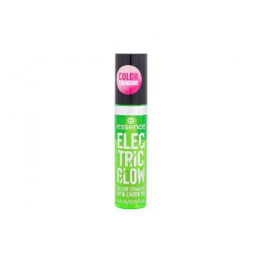 Essence Electric Glow Colour Changing Lip & Cheek Oil 4,4Ml  Ženski  (Lip Oil)  
