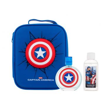 Marvel Captain America  100Ml Edt 100 Ml + Shower Gel 100 Ml + Cosmetic Bag K  Cosmetic Bag(Eau De Toilette)  