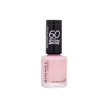 Rimmel London 60 Seconds Super Shine 8Ml  Ženski  (Nail Polish)  722 All Nails On Deck