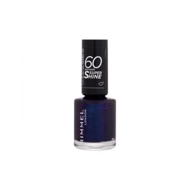 Rimmel London 60 Seconds Super Shine 8Ml  Ženski  (Nail Polish)  563 Midnight Rush