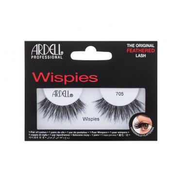 Ardell Wispies 705  1Pc Black   Ženski (Umjetne Trepavice)