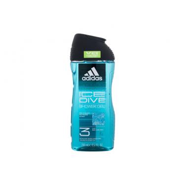 Adidas Ice Dive Shower Gel 3-In-1 250Ml  Muški  (Shower Gel) New Cleaner Formula 