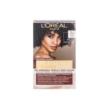 L'Oréal Paris Excellence Creme Triple Protection  48Ml 1U Black  No Ammonia Ženski (Boja Kose)