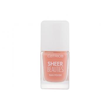 Catrice Sheer Beauties Nail Polish 10,5Ml  Ženski  (Nail Polish)  050 Peach For The Stars